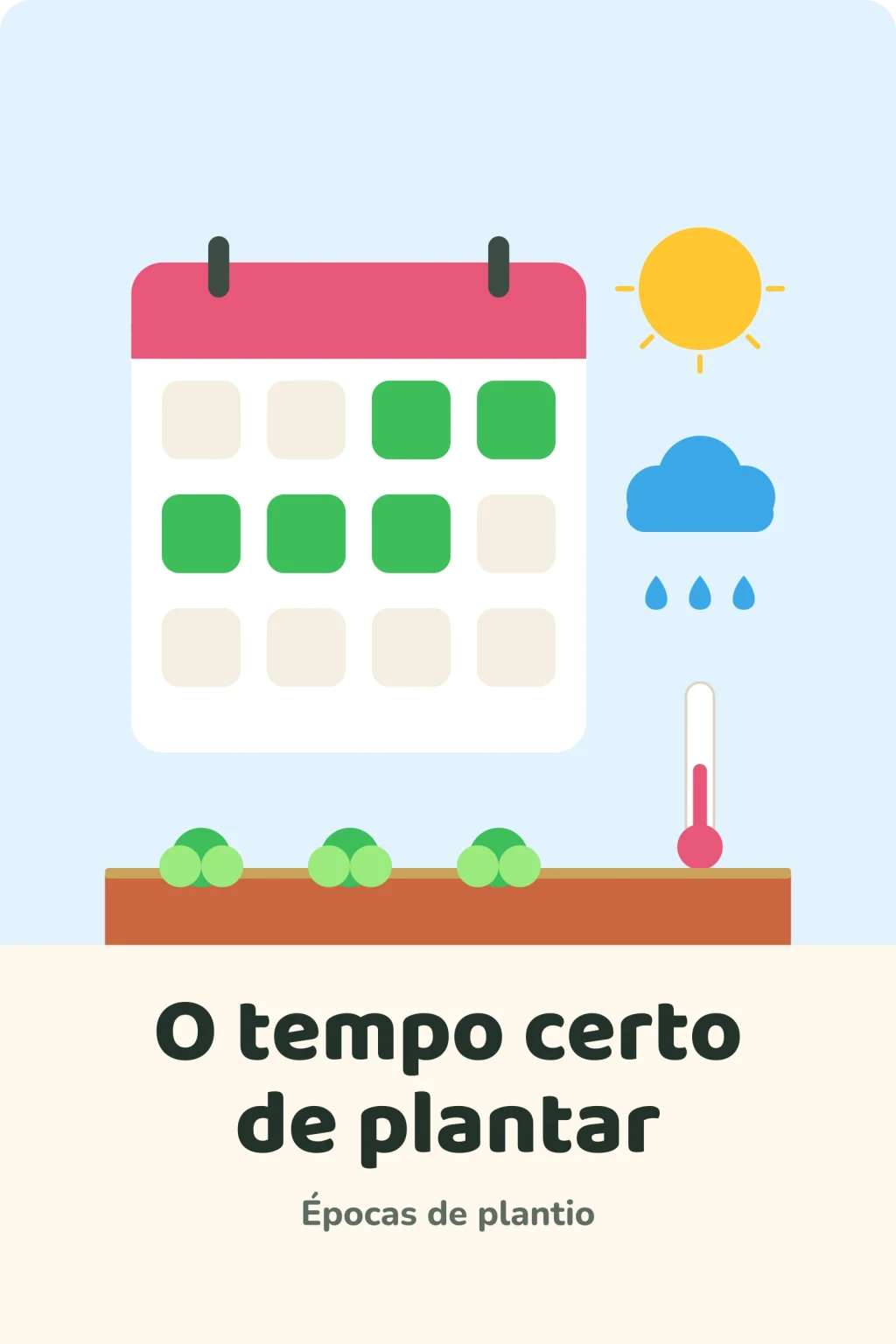 Capa do O tempo certo de plantar